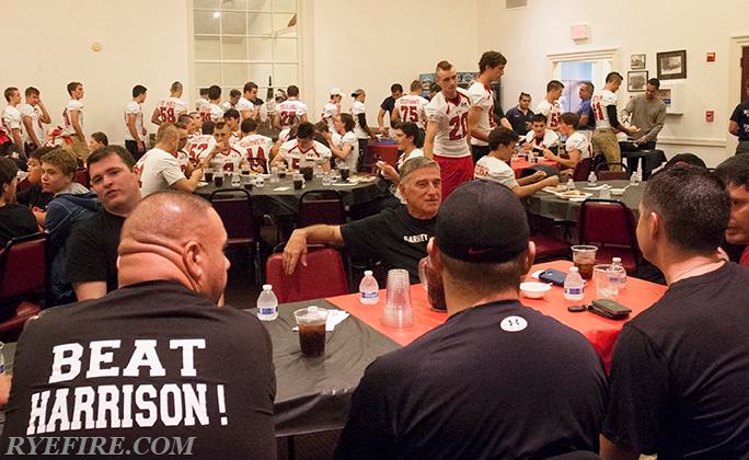 Garnet Football Pasta Dinner before 'The Game'.  10/9/15.  Photo by Lester Millman